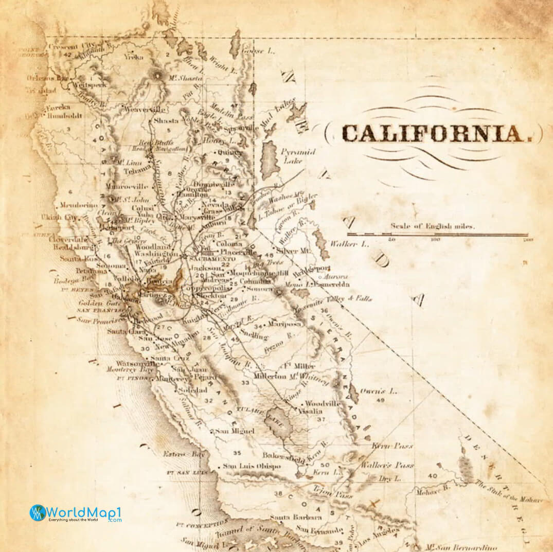 California History Map